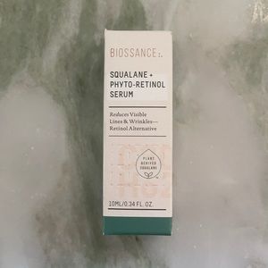 NWOT Biossance Squalane Phyto-Retinol serum
